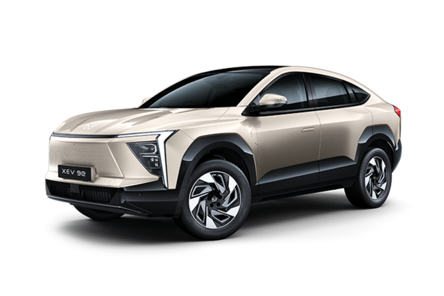 Mahindra Xev 9e Desert Myst Color Image